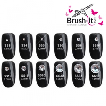 SET*2: BlingBling Nailart-Strasssteine *1200 Stck*