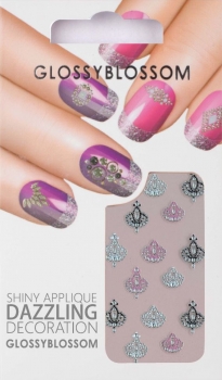 Nail-Sticker Glossy Blossom No. 593