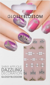 Nail-Sticker Glossy Blossom No. 638