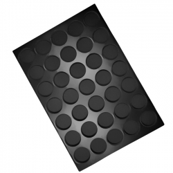 Ordnungsdisplay "Farbgel 24er" SCHWARZ