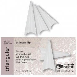 TRIANGULAR: Stiletto-Tips incl. Box