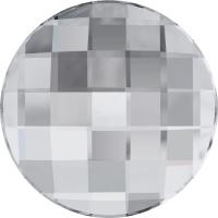 2 Stück SWAROVSKI® 2035 Chessboard Circle "Crystal" 10mm