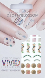 Nail-Sticker Glossy Blossom No. 746