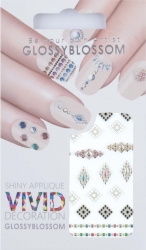 Nail-Sticker Glossy Blossom No. 740