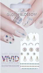 Nail-Sticker Glossy Blossom No. 745