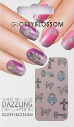 Nail-Sticker Glossy Blossom No. 590